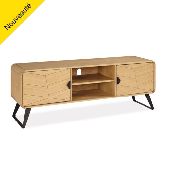 Meuble TV 2 portes 1 niche...