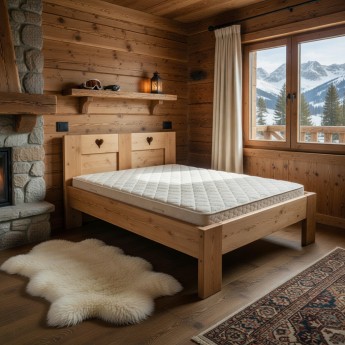 Lit montagne sapin massif...