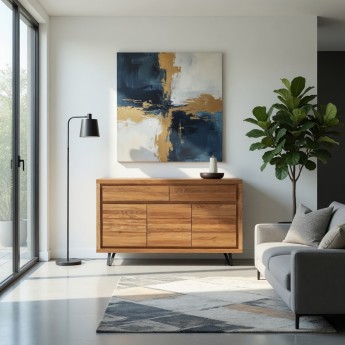 Buffet chêne massif huilé 3...