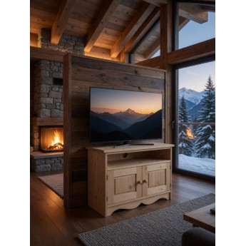 Meuble TV 2 portes 1 niche...
