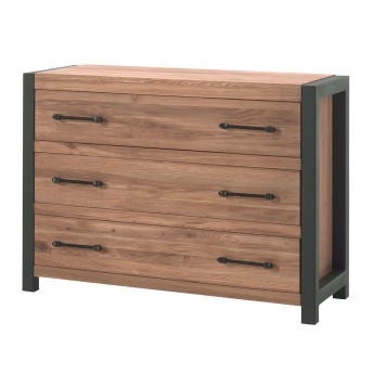 Commode 3 tiroirs chêne...