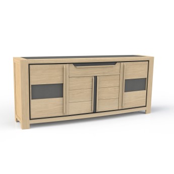 Buffet 4 portes chêne1...