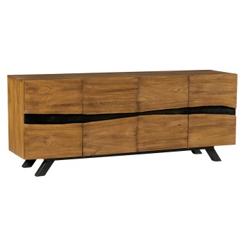 Buffet teck massif 4 portes...