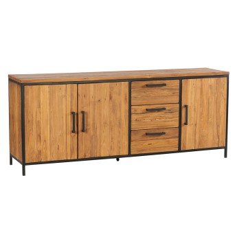 Buffet teck massif 3 portes...