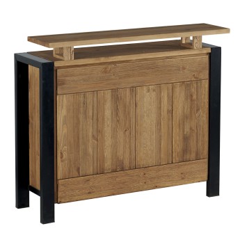 Bar 2 tiroirs 2 étagères...