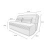 Banquette convertible BZ Charlotte 140 Banquette convertible BZ Charlotte 140
