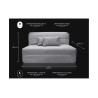 Banquette convertible BZ Charlotte 140 Banquette convertible BZ Charlotte 140