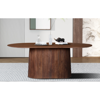 Table ovale bois massif...