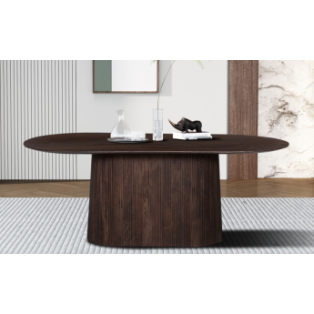 Table ovale bois massif...