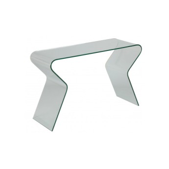 Console verre zig-zag