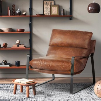 fauteuil pieds métal