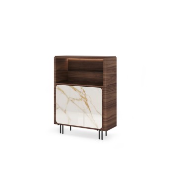 Vitrine basse 2 portes 1...