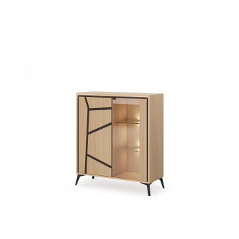 Vitrine basse 2 portes...