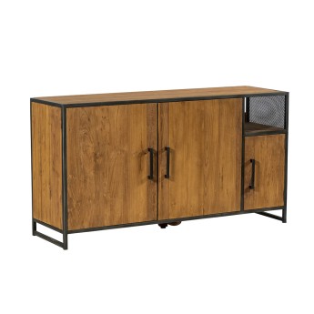 Buffet teck massif naturel...
