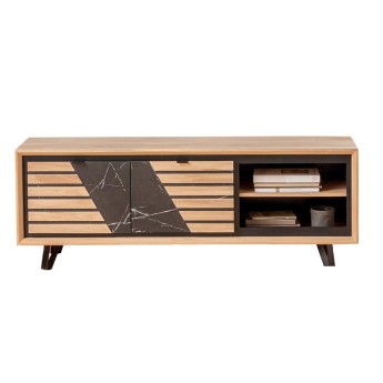 Meuble TV chêne blanchi 2...