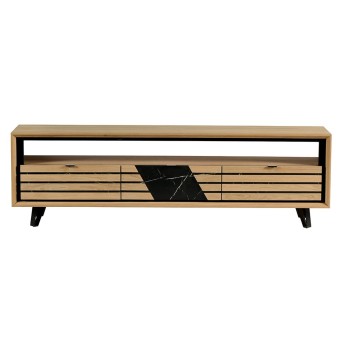 Meuble TV chêne blanchi 3...