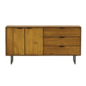 Buffet teck massif 2 portes...
