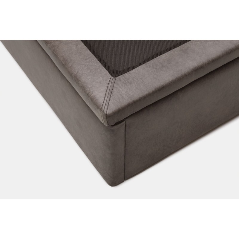 Lit coffre Albert tissu