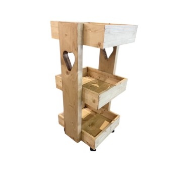 Desserte à roulettes bois...