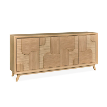 Buffet 4 portes chêne