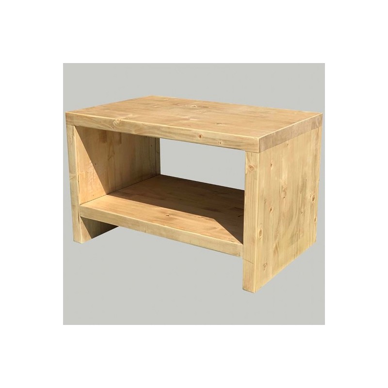 Table basse Martin sapin cirée