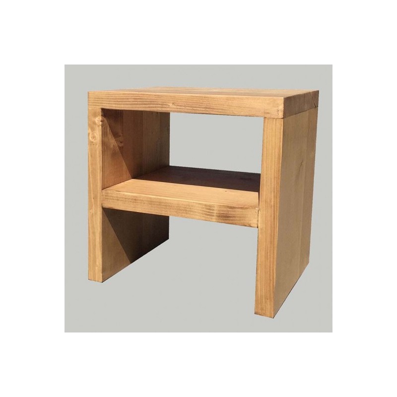 Chevet Martin sapin ciré