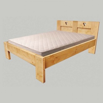 Lit Arnold sapin massif ciré