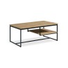 Table basse petite taille chêne et métal Table basse petite taille chêne et métal