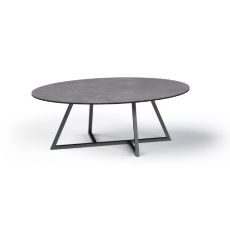 Table basse ovale céramique