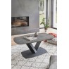 Table basse tonneau pied central céramique Table basse tonneau pied central céramique