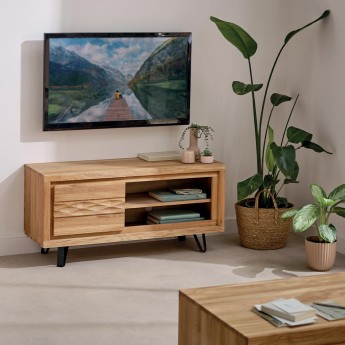 Meuble TV chêne massif...