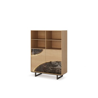 Armoire 2 portes 4 niches...