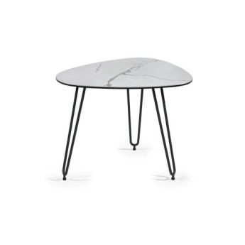 Table basse petite galet plateau céramique