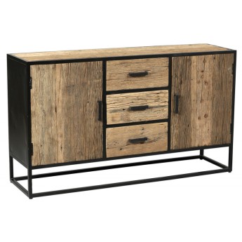 Buffet teck massif 2 portes...