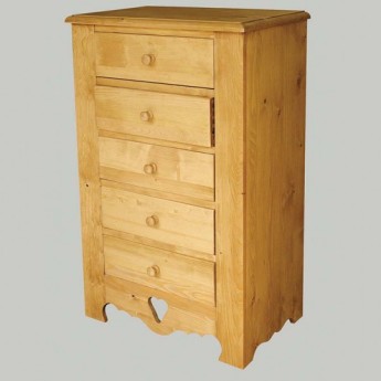 Chiffonnier 5 tiroirs