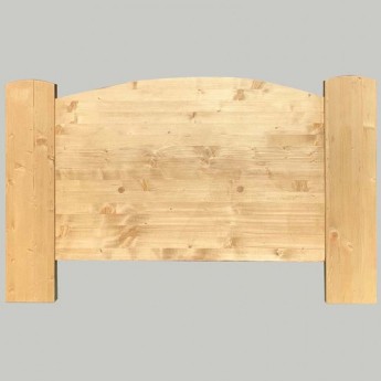 Tête de lit sapin massif ciré