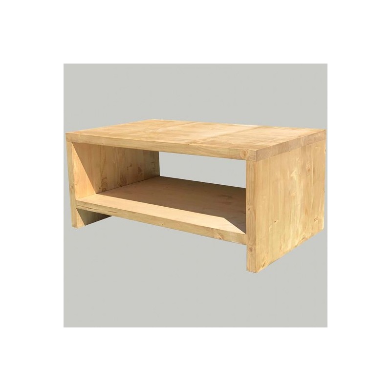 Table basse Martin sapin cirée