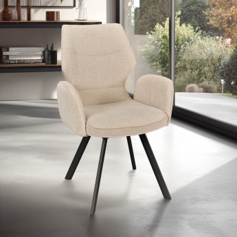 Chaise accoudoirs Girardeau...